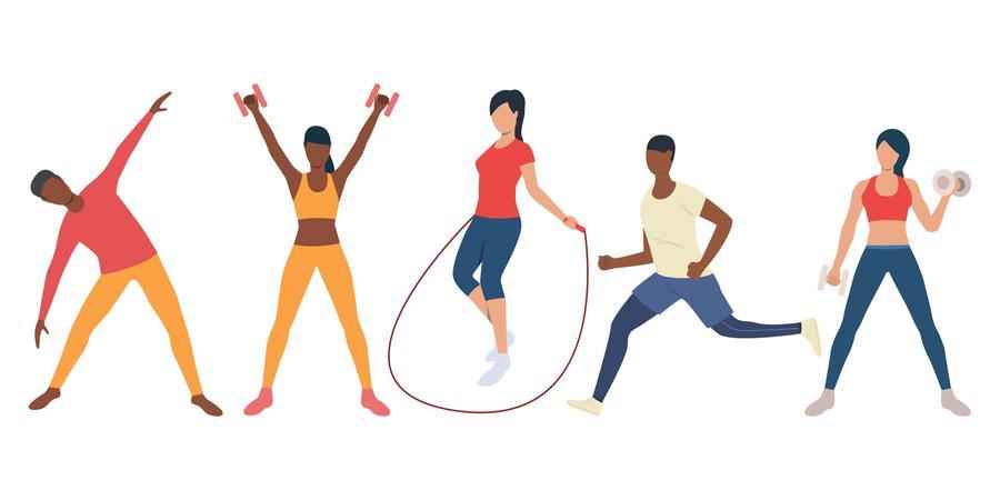 Exercícios físicos beneficiam o corpo e a mente Exercícios físicos beneficiam o corpo e a mente