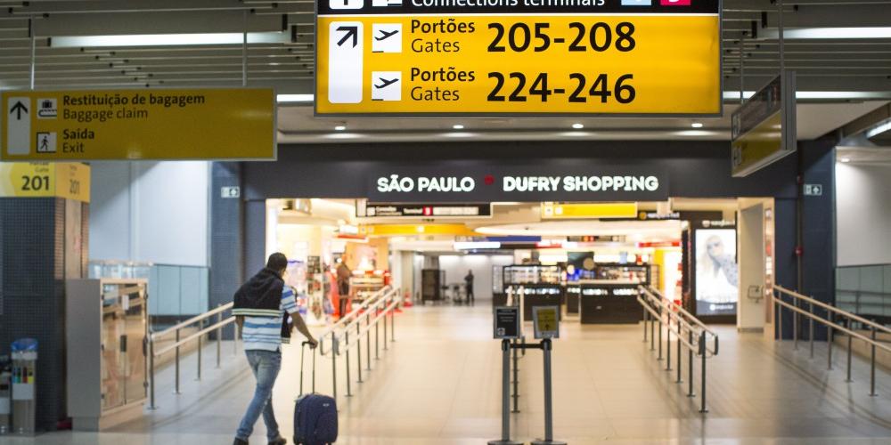 Aeroporto de Guarulhos, em São Paulo (Ag&ecirc;ncia O Globo)