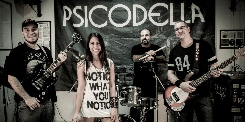 Os integrantes da banda rio-pretense Psicodella (Zema Pereira/Divulgação)