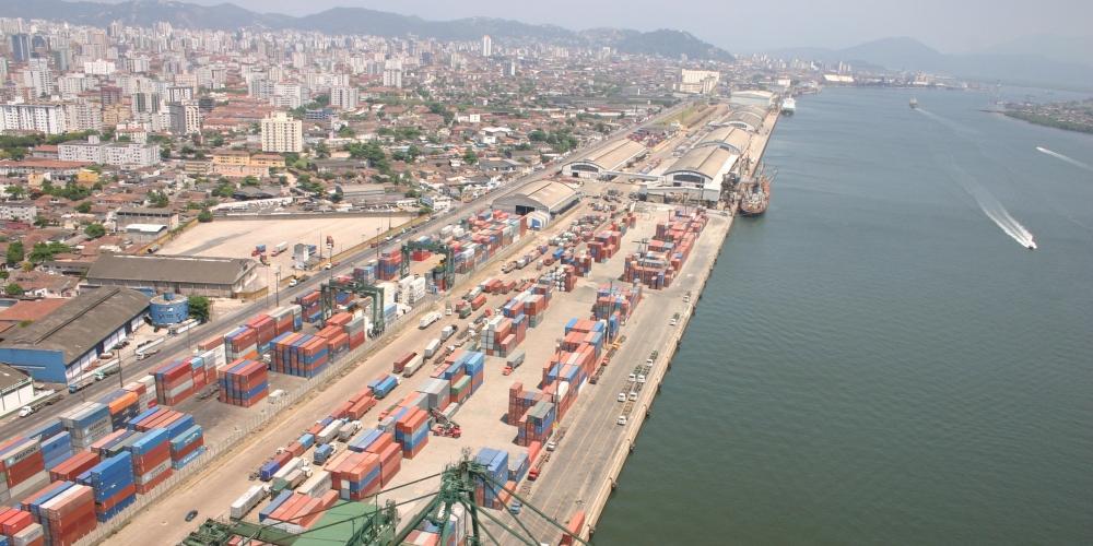 Fechamento do Porto de Santos causou prejuízos a quem atua com mercado externo e aumento nos custos (Divulgação/Prefeitura de Santos)