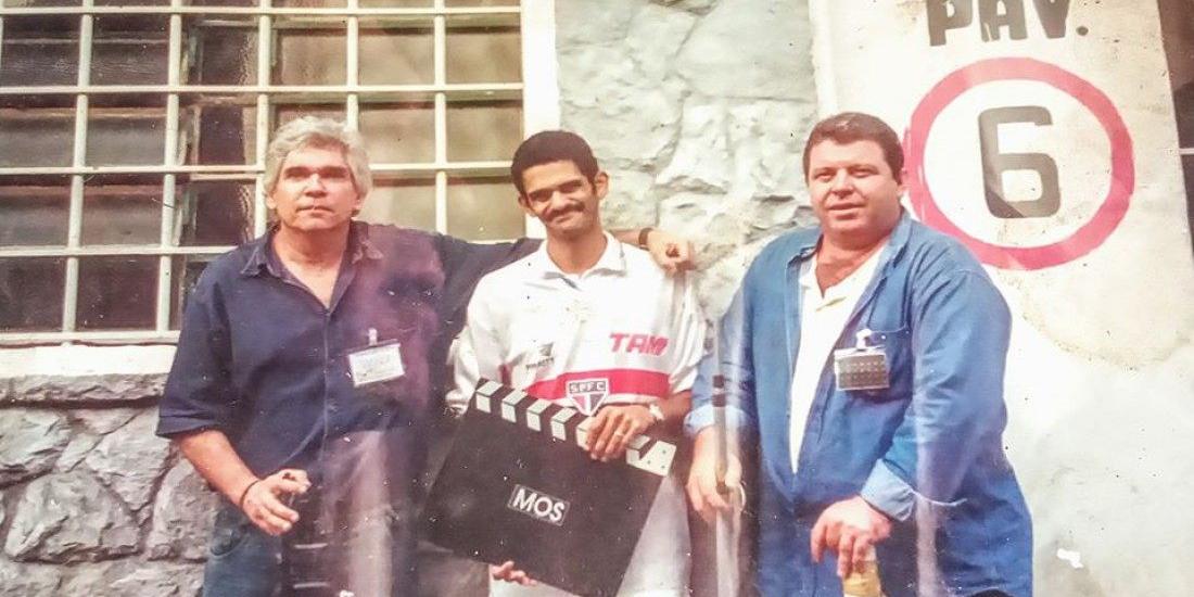 Marcinho com Aluízo Raulino e Celso, no Pavilhão 6, no filme Carandiru; e com rPaulo Betti, no filme Ed Mort, em 1996 