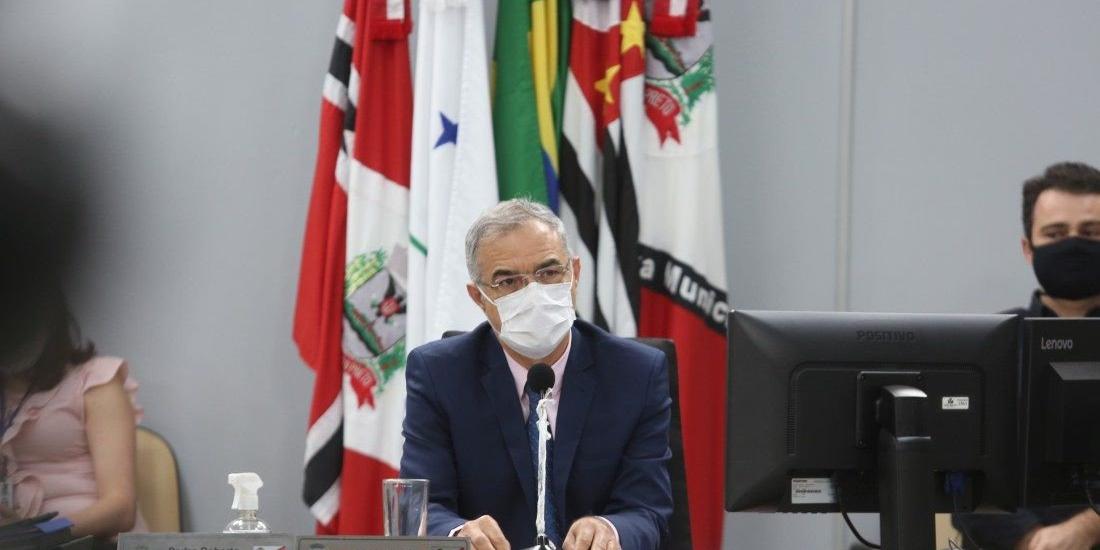 Pedro Roberto, presidente da Câmara (Guilherme Baffi 8/06/2021)