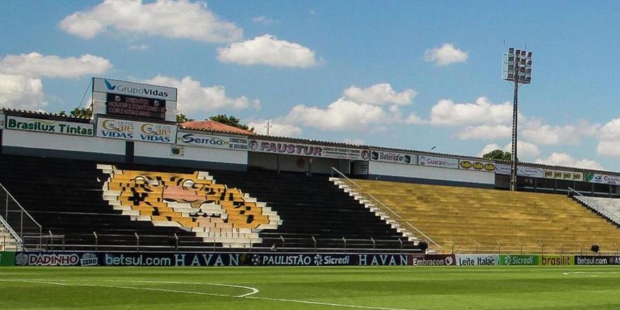 Estádio Jorge Ismael de Biasi, o Jorjão: medidas sanitárias para prevenir risco de contágio pela Covid-19 (Reprodução/Twitter)
