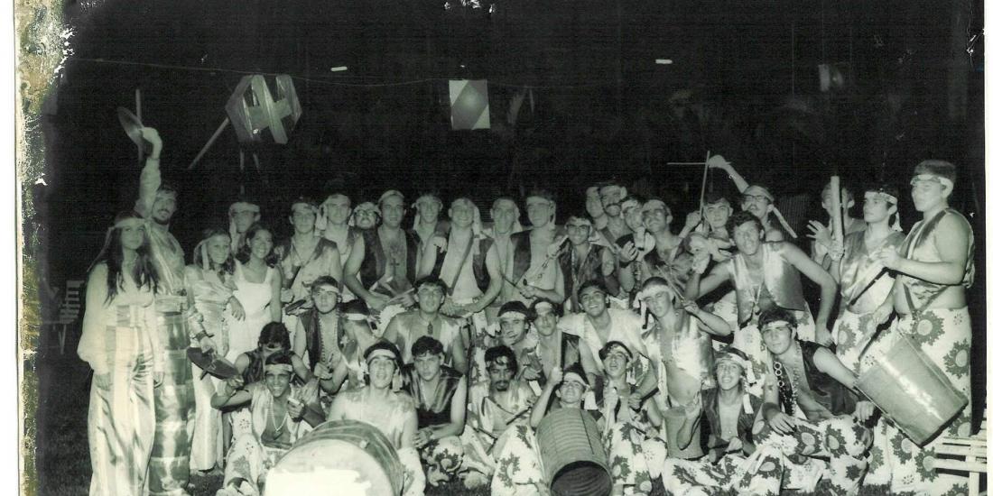 A escola de samba Sambaderna na folia de 1970 (Fotos: Divulgação/Acervo Automóvel Clube)