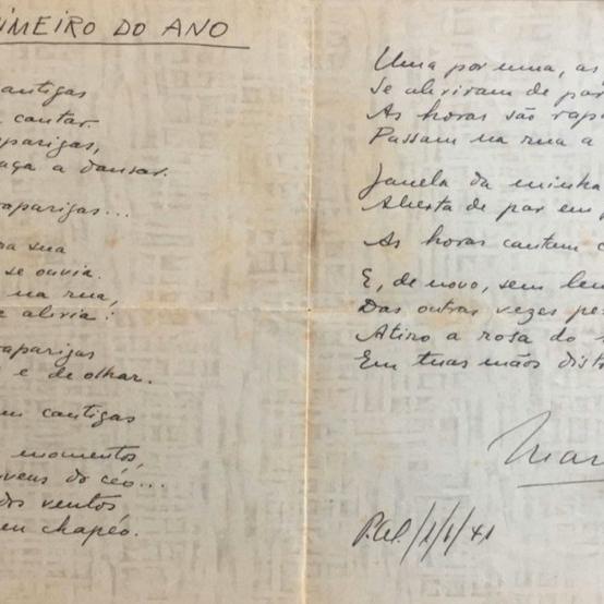 Poema inédito de Mario Quintana é descoberto em Porto Alegre