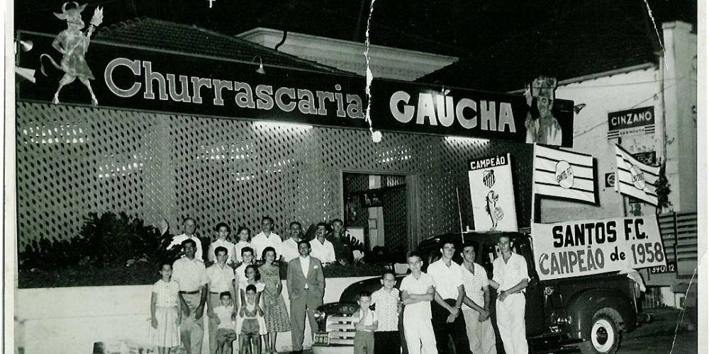 Churrascaria Gaúcha, nos anos de 1950 (Arquivo Público Municipal)