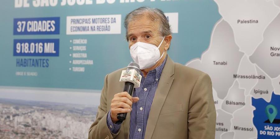 Prefeito de Rio Preto, Edinho Araújo: “Municípios já sofrem” (Divulgação/Prefeitura de Rio Preto)