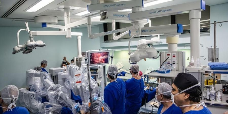Primeira cirurgia robótica realizada na região de Rio Preto (Guto Sonemberg)