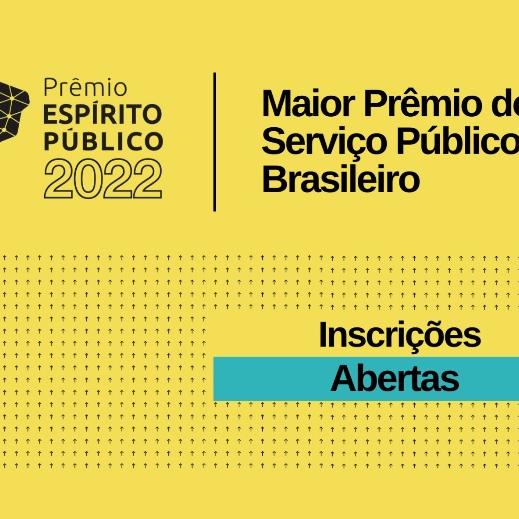 Prêmio Espírito Público tem inscrições abertas para servidores 