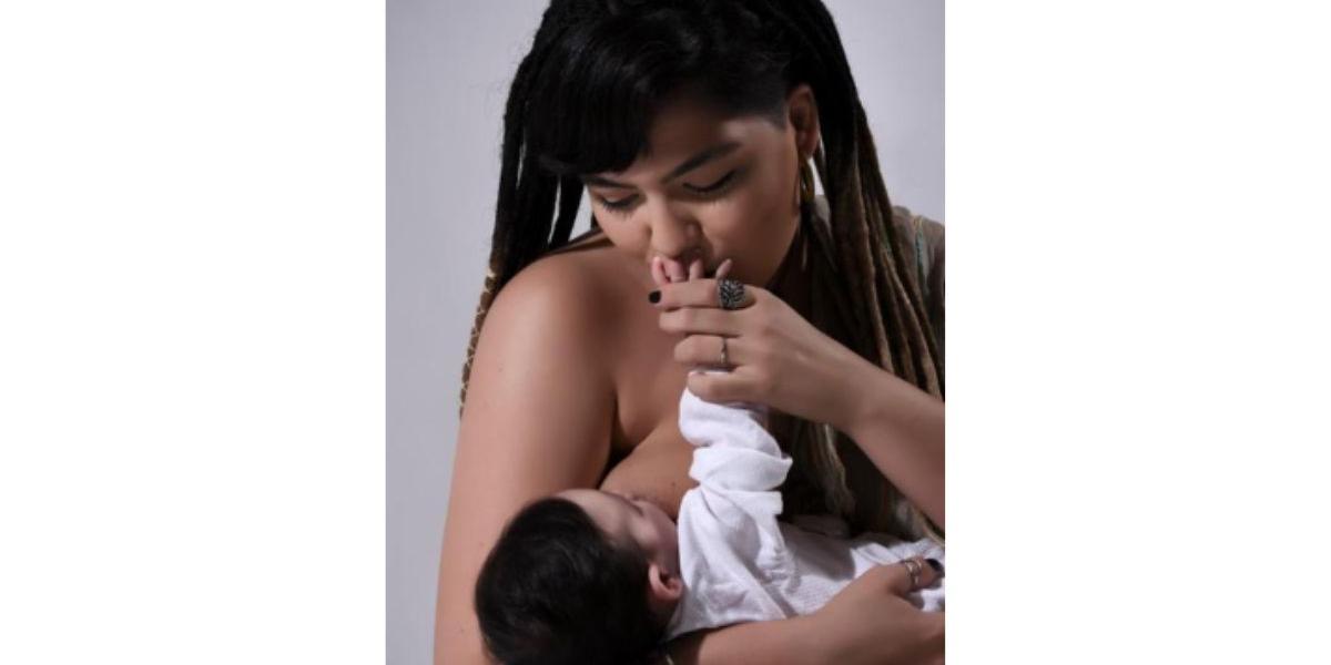 Fotografias revelam o momento de conexão entre mãe e filho (Divulgaçõ/Sarina Lopes)